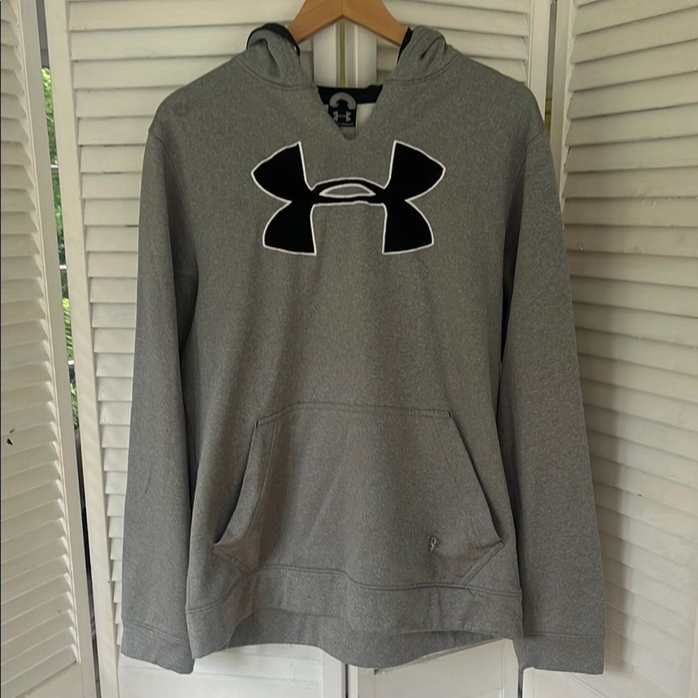 Under Armour Men's Gray Hoodie Sweater